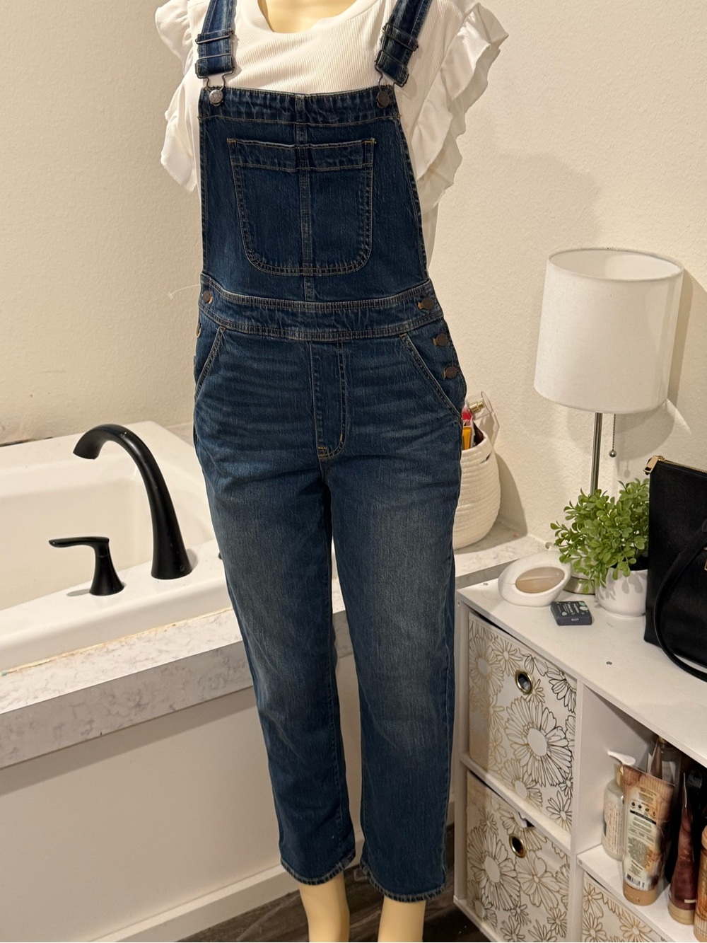 J.Crew Re-Imagined Denim Overalls | Small